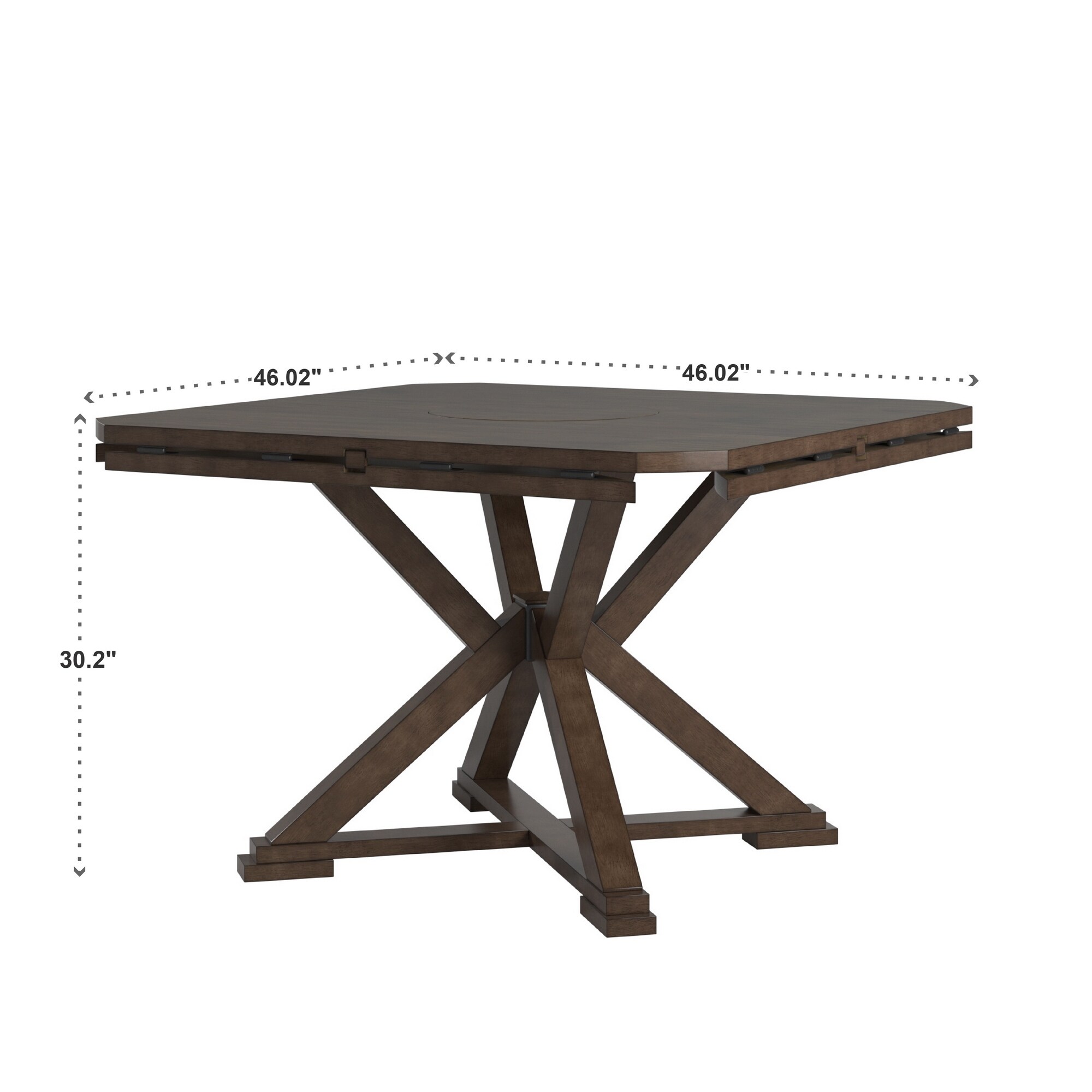 Garrison espresso convertible online dining set