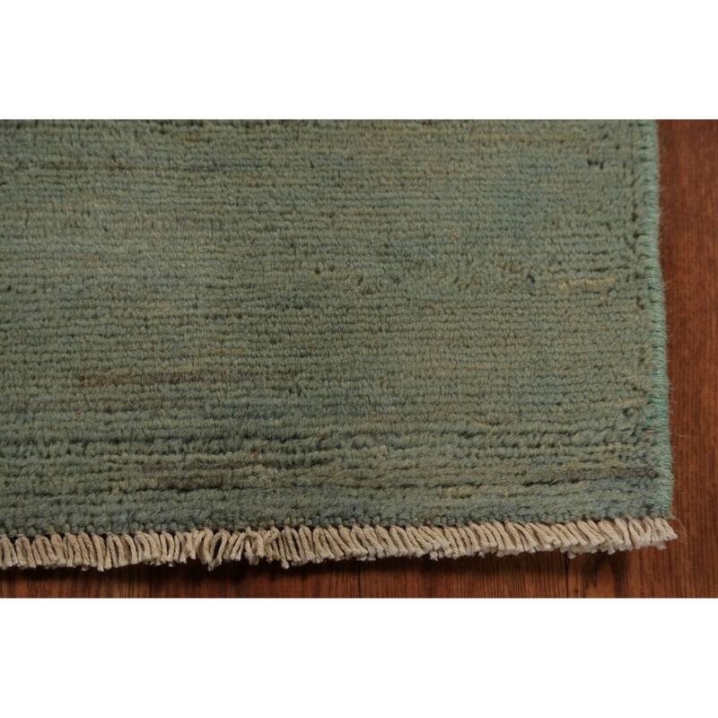 Modern Gabbeh Oriental Rug Handmade Solid Contemporary Wool Carpet - 2'6" x 4'0"