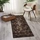 preview thumbnail 39 of 40, Nourison Karma Vintage Over-Dyed Medallion Area Rug 2'2" x 7'6" Runner - Brown - Runner/Rectangle