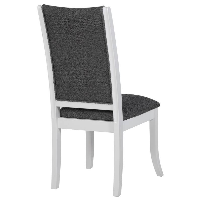 Tyler Pearl White Upholstered Dining Side Chair (Set of 2)