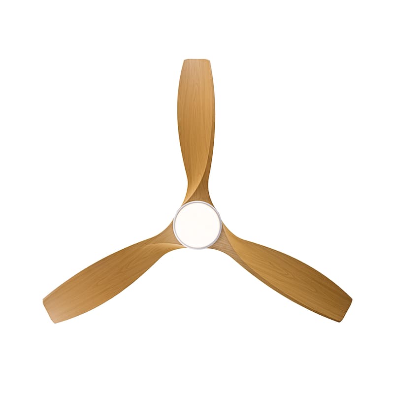 Modern Ceiling Fan Light with 6 Speed Adjustment and Lighting, Reversible DC Motor for Bedroom and Living Room