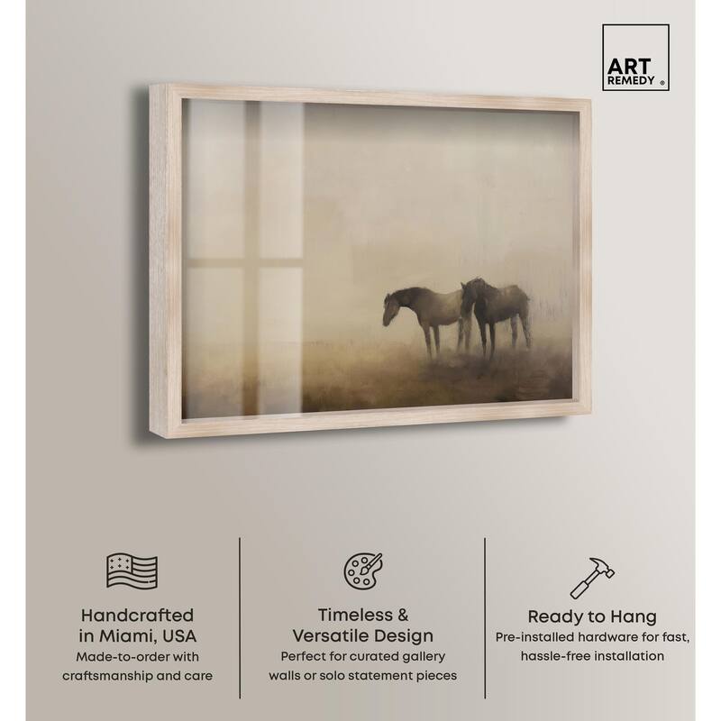 Equine Duo Shadowbox by Art Remedy