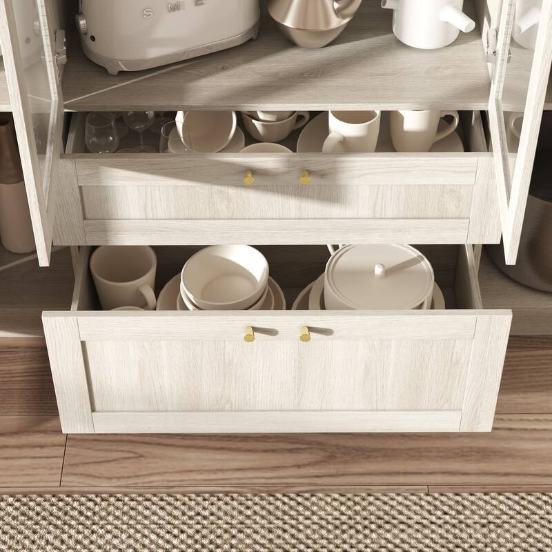 Elegant White Modular Bookcase: Stylish and Flexible Storage Solution for Your Home