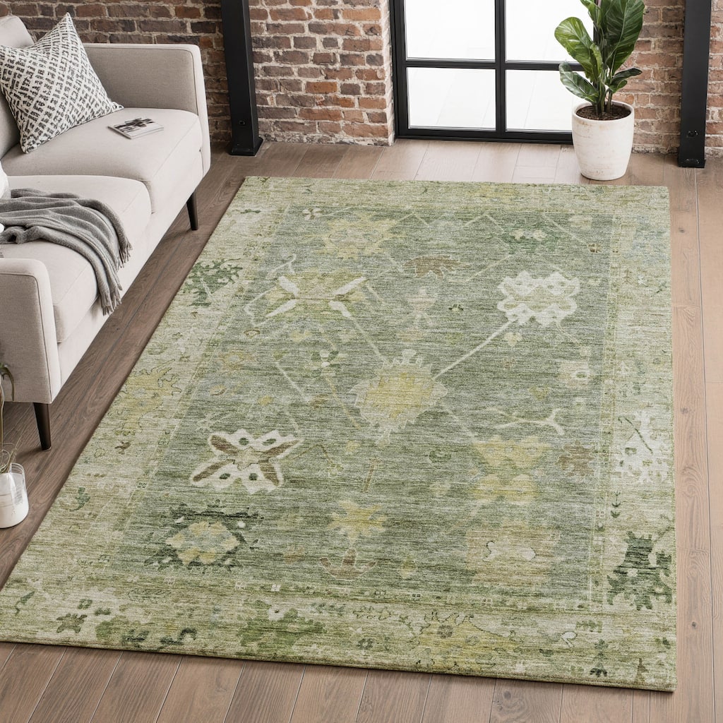 Premium Washable Super Soft Traditional Kashmir Mayfield Rug