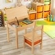 preview thumbnail 25 of 35, Multifunctional Kids Table and Chairs with Storage Space - 23" x 16" x 21.5"(L x W x H)