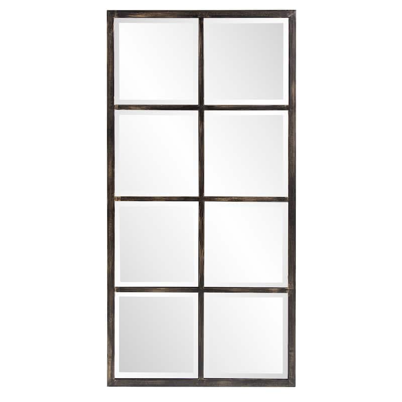 Allan Andrews Bronze Metal Framed Atrium Wall Mirror - 24 in. by 48 in.