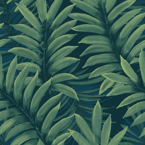 Tempaper Palm Leaves Peel and Stick Wallpaper - 28 sq. ft. - Bed Bath ...