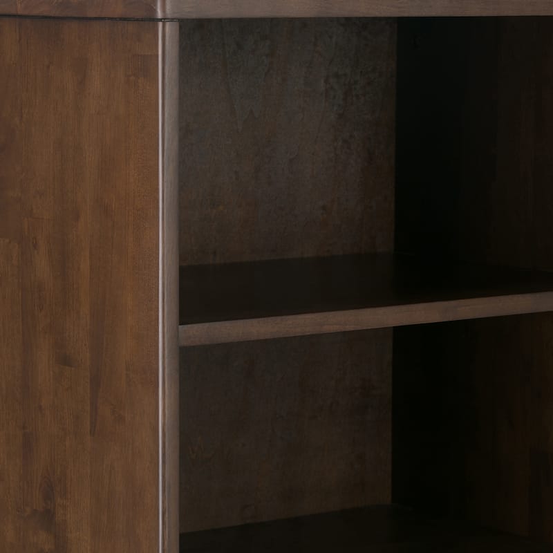 WYNDENHALL Pearson 24 inch Solid Wood 4 Shelf Bookcase (Set of 2) - 24"W x 16"D x 60"H