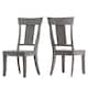 Option Antique Grey Chairs
