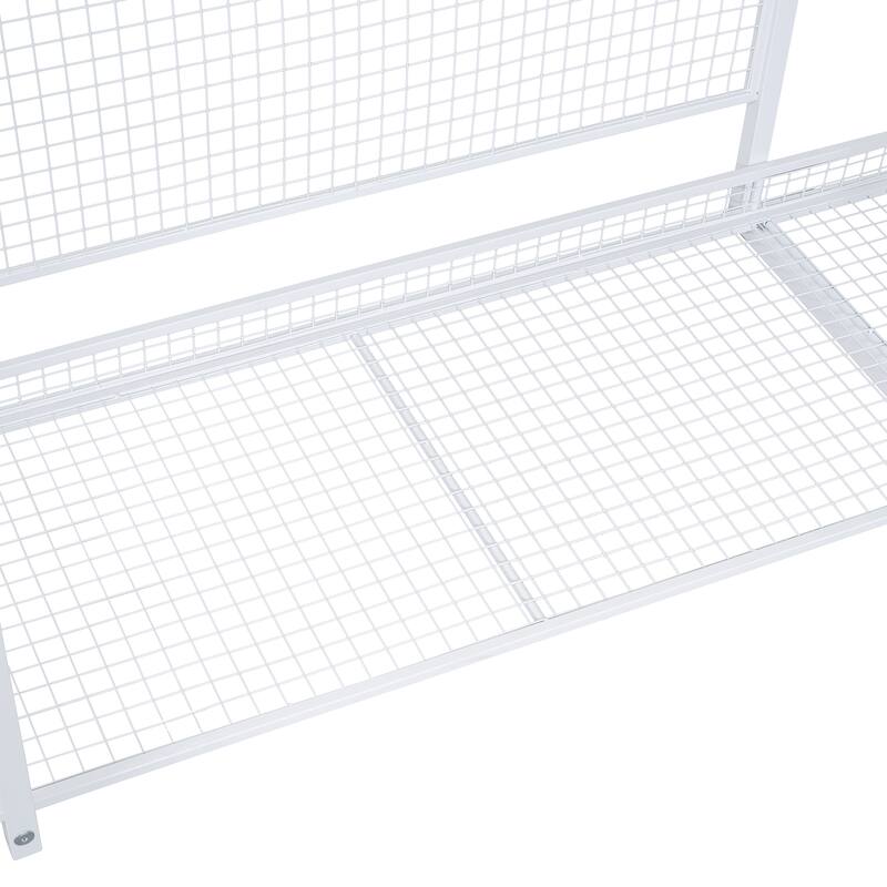 Open-Style Wardrobe with Hanging Rails, Shelves and Drawers - N/A