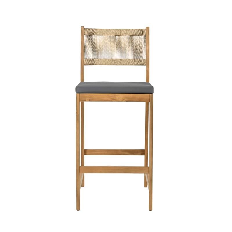 Christopher Knight Home - Hudson 5-Piece Acacia Wood Outdoor Bar Set