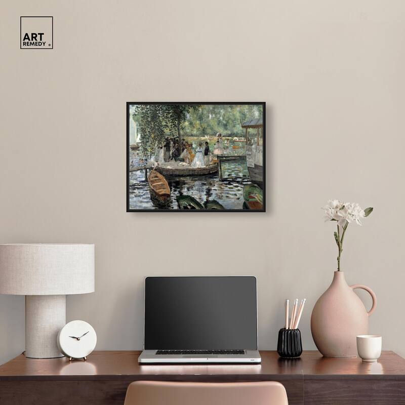 La Grenouillere 1869 Canvas by Art Remedy