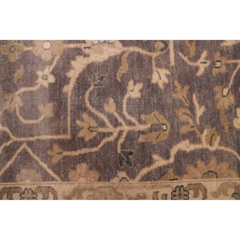 ECARPETGALLERY Hand-knotted Jules Serapi Dark Grey Wool Rug - 9'1 x 11'11