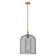 Option Brushed Brass / Light Smoke Shade