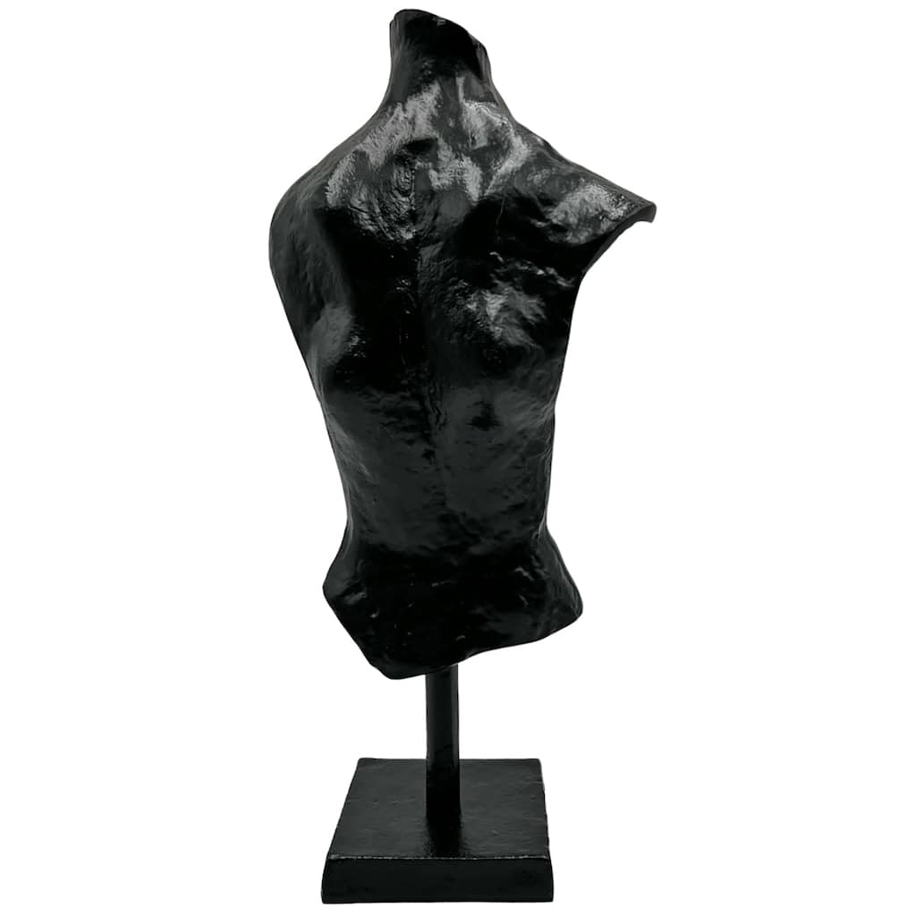 16 Inch Tall Decorative Handmade Aluminum Abstract Body Sculpture - 8 x 4 x 16 in
