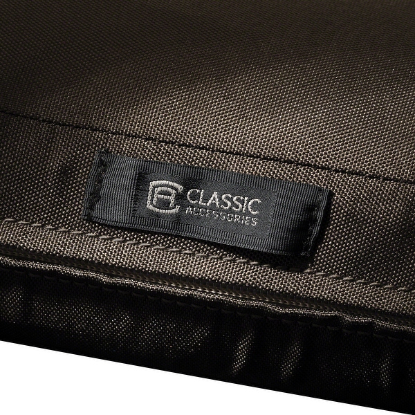 Classic accessories ravenna square patio clearance seat cushion slip cover & foam