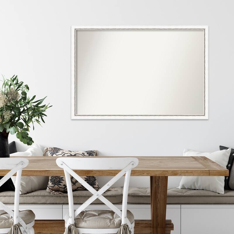 Morgan Non-Beveled Wood Framed Wall Mirror