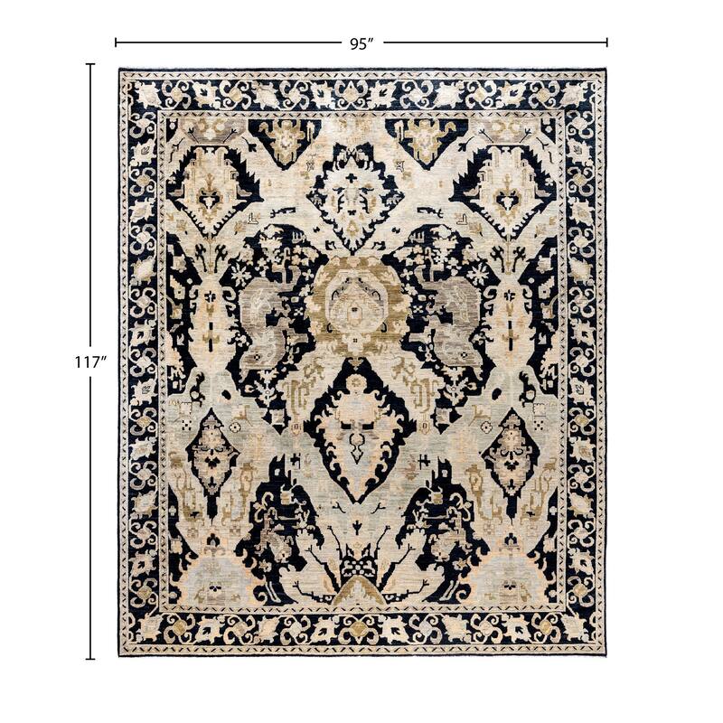 Serapi One-of-a-Kind Hand-Knotted Area Rug - Black - 7' 11" x 9' 9"