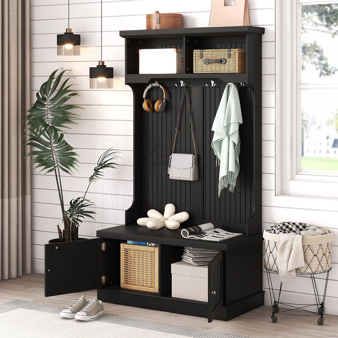 Black Hall Trees Bed Bath Beyond