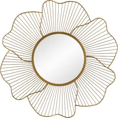 Uttermost 09912 Blossom 42-3/4" Diameter Sunburst Steel Framed