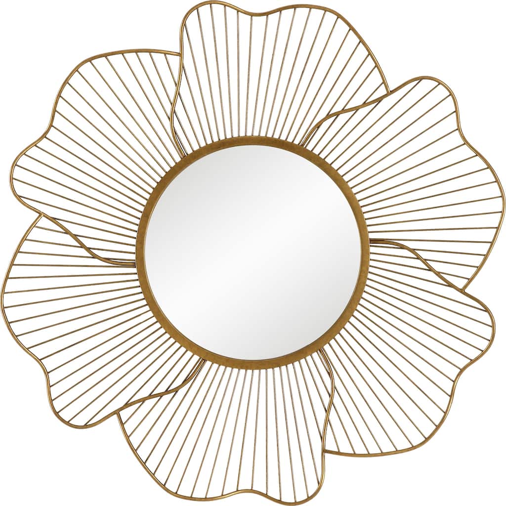 Uttermost 09912 Blossom 42-3/4" Diameter Sunburst Steel Framed