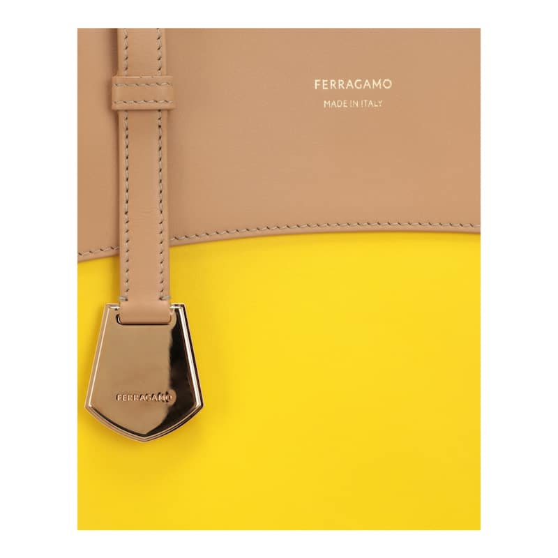 Ferragamo Charming Meduim Leather Tote Bag