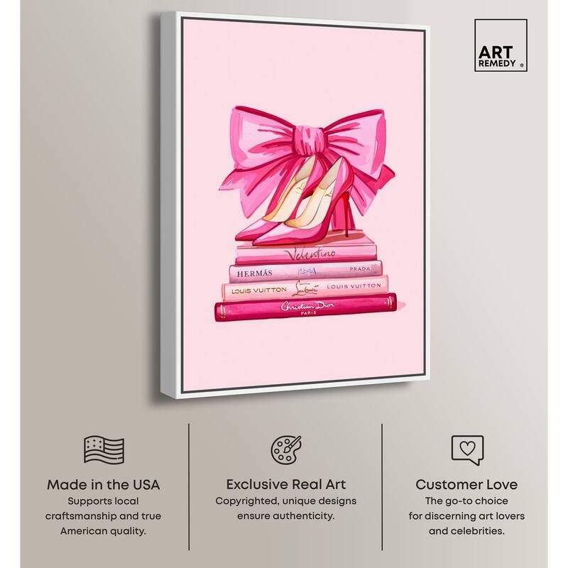 Roseate Runway Reads Canvas by Art Remedy