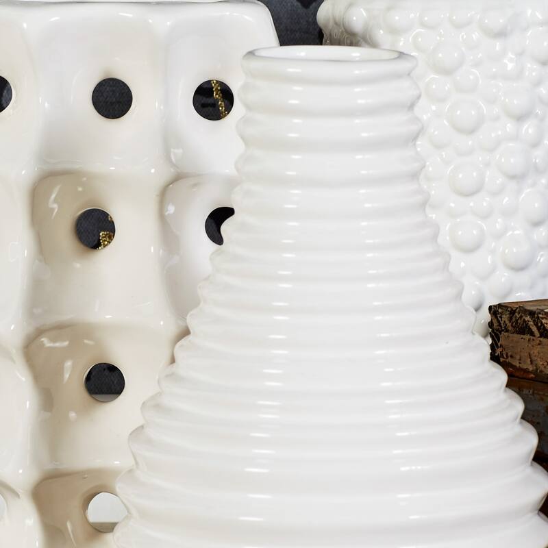 Stoneware Modern Vase (Set of 3)