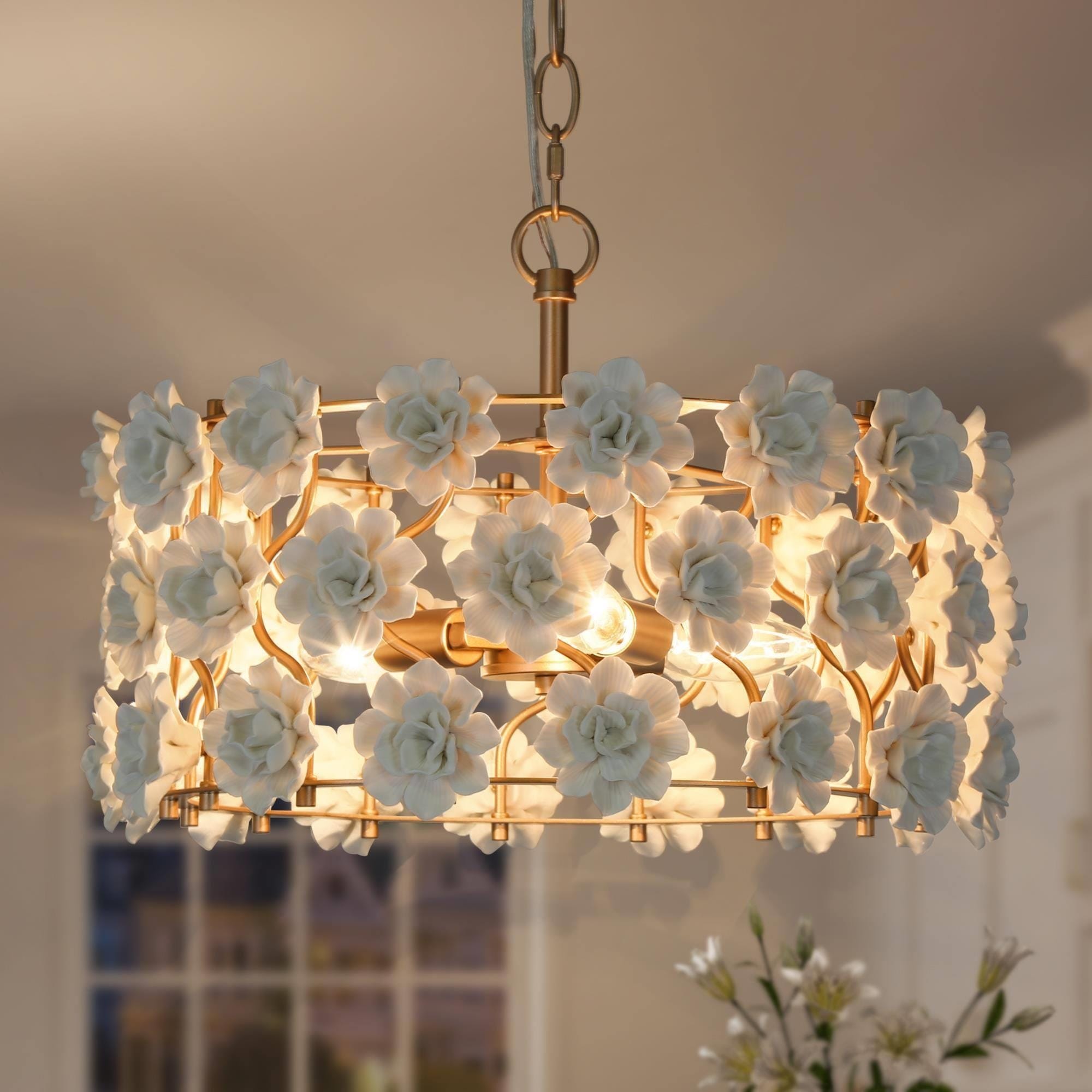 Modern flower chandelier cheap
