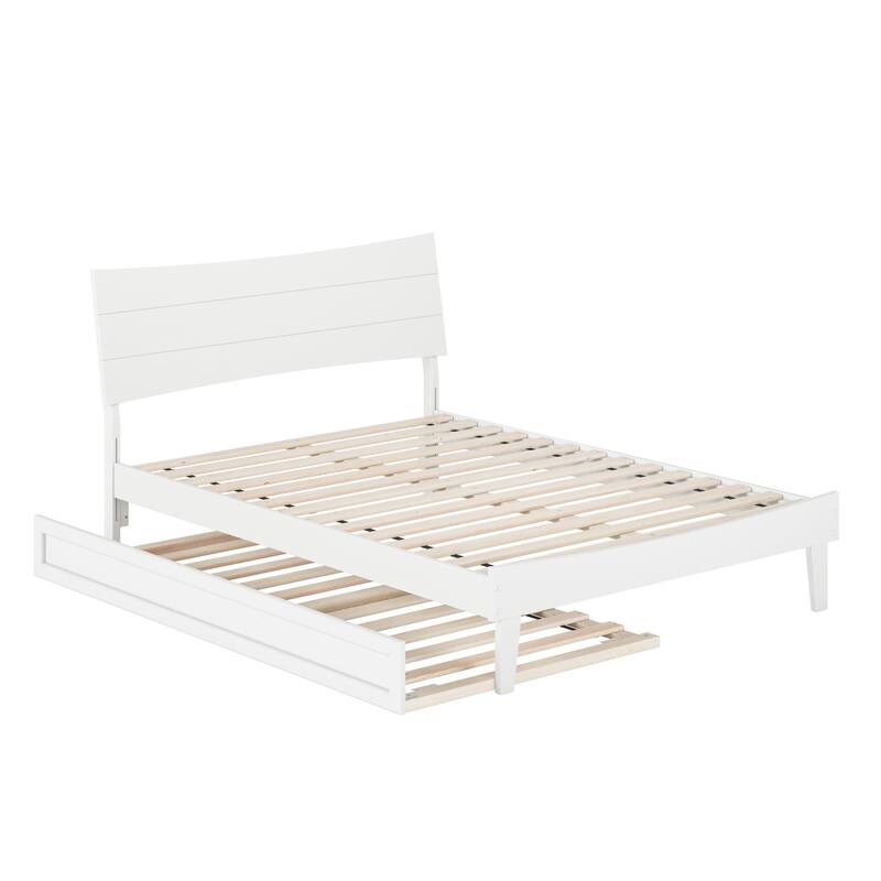 Phoenix Wood Platform Bed with Trundle