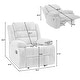preview thumbnail 2 of 24, Modern Upholstered Recliner Chair with Adjustable Backrest
