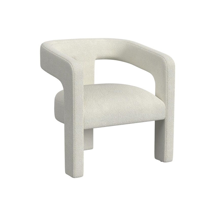 HomePop Upholstered Barrel Accent Chair