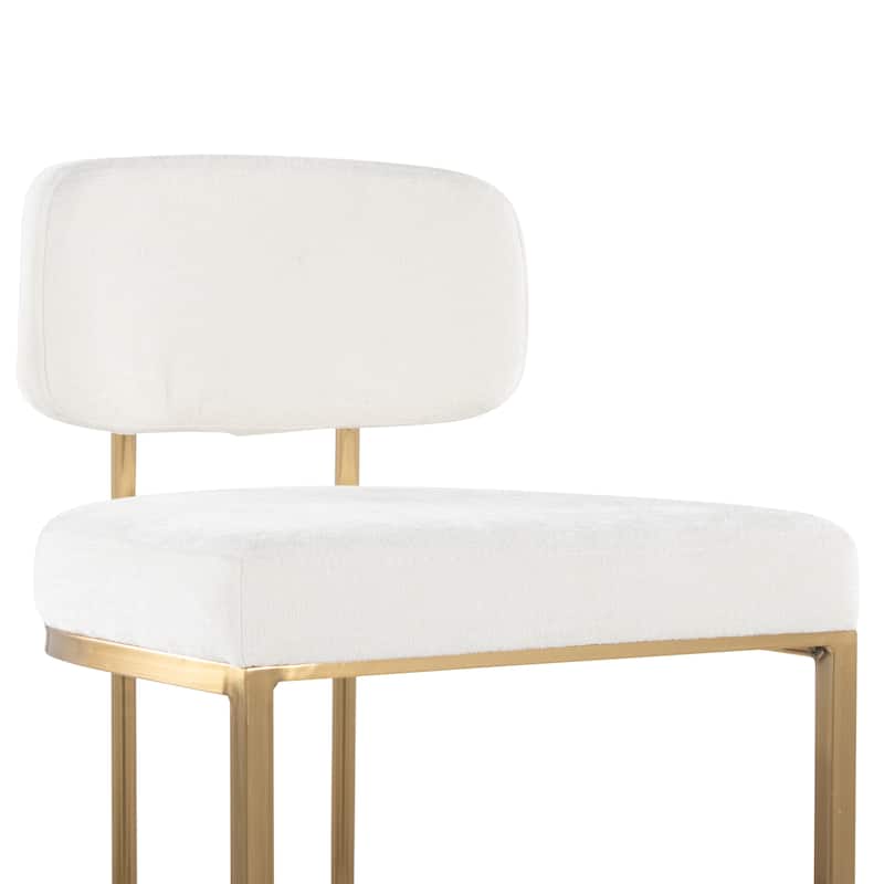Mid-back Demi 26" Fixed-Height Counter Stool - Set of 2