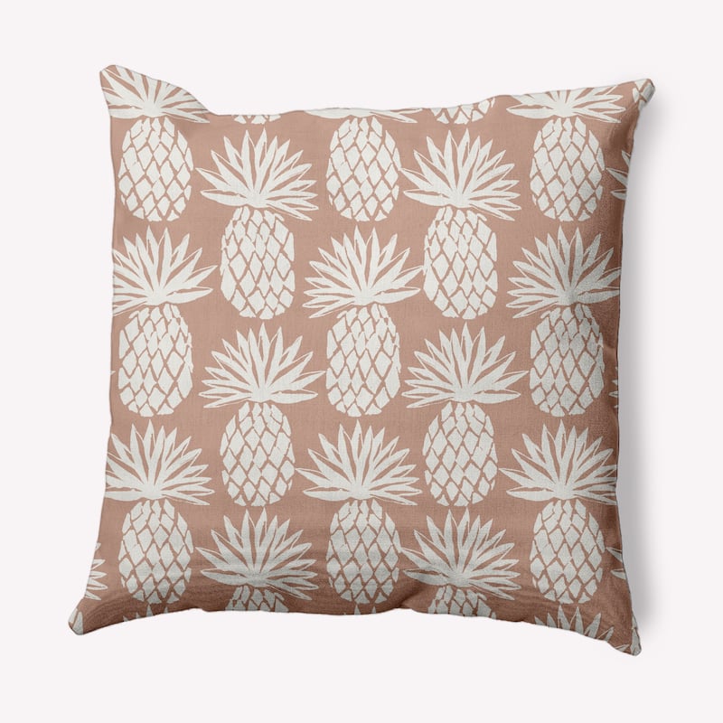 Pineapple Pattern Nautical Decorative Indoor Pillow - Mauve - 20" x 20"