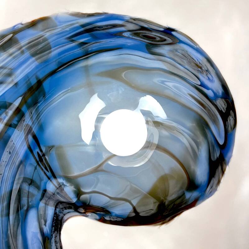Lido Handmade Murano Glass Bathroom Sink - 14.75x14.75x4