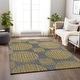 preview thumbnail 8 of 47, Premium Washable Super Soft Contemporary Geo Mayfield Rug Gilded - 10' x 14' - Rectangle