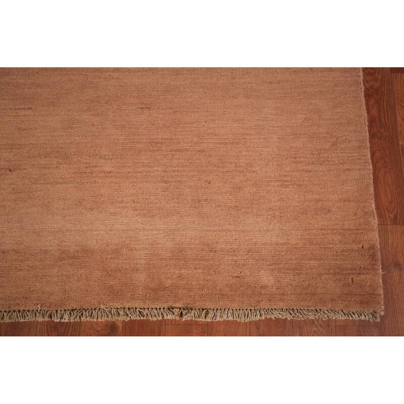 Modern Gabbeh Oriental Area Rug Hand-Knotted Living Room Wool Carpet - 6'9" x 9'9"