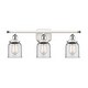 preview thumbnail 47 of 79, Innovations Lighting Ballston Urban Bell - 3 Light 26" Bath Vanity Light Clear/White and Polished Chrome Finish