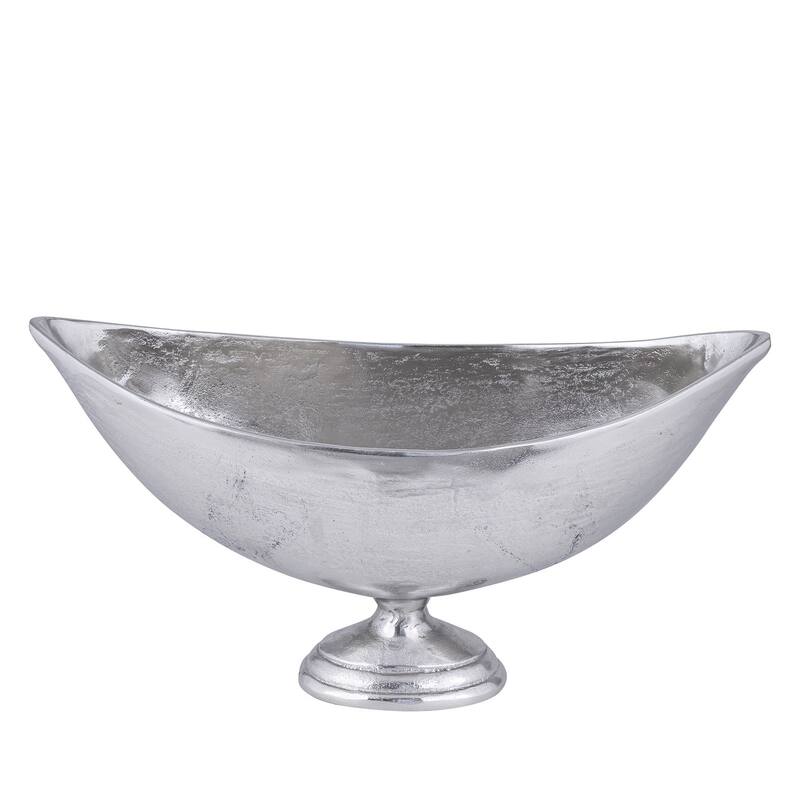 Raw Alum. Elipse Planter/Wine Cooler - RAW NICKEL