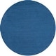 preview thumbnail 66 of 76, Livabliss Mystique Casual Area Rug Dark Blue - Round - 8' x 8'