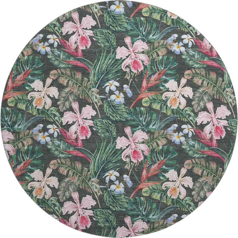 Premium Washable Super Soft Tropical Garden Mayfield Rug