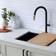 preview thumbnail 29 of 71, Single Handle Pull-Down Sprayer Kitchen Faucet K-141 - Height: 17.25" Spout H: 9" Spout R: 9"