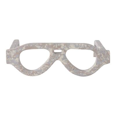 Stone Decorative Eyewear Design Sculpture Trendy Valencia Design - 9" x 8" x 3"