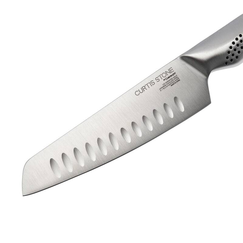 Curtis Stone 6in Japanese Steel Santoku Knife in Gift Box