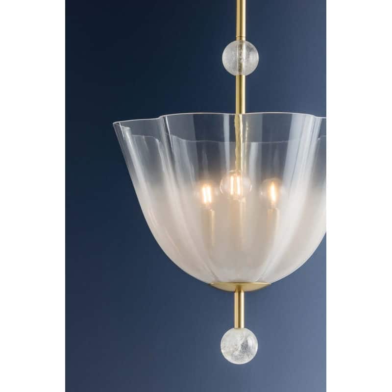 Hudson Valley Lighting 7817 Cambria Heights 3 Light 17" Wide Crystal