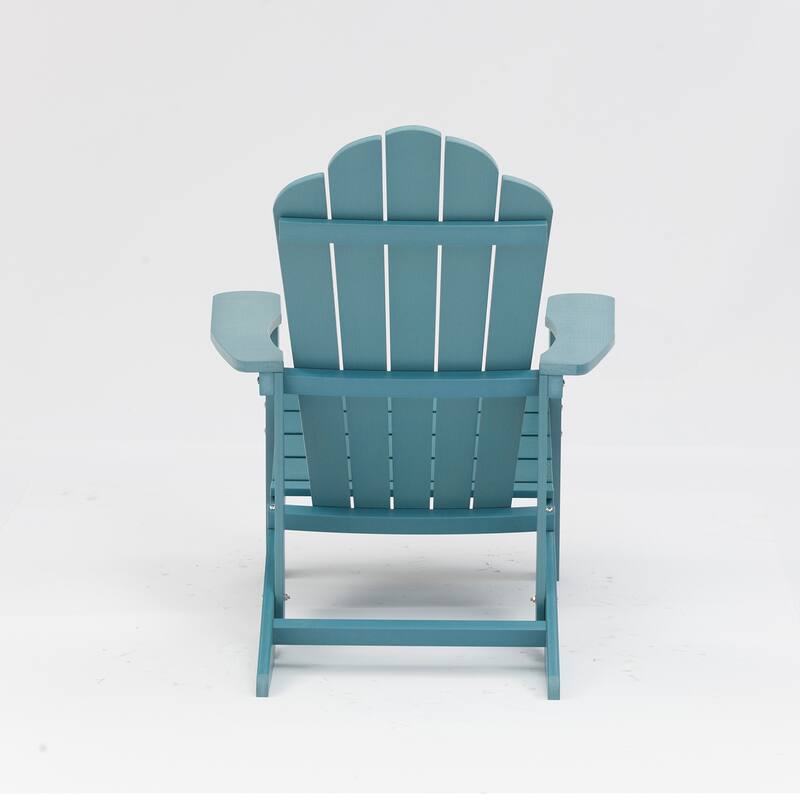 Adirondack Chair Plastic Weather Outdoor Chairs Blue - 9' x 12' - 9' x 12' - Blue