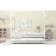 preview thumbnail 7 of 14, House-Shaped Metal Full Size House Bed with Fence and Twin Trundle