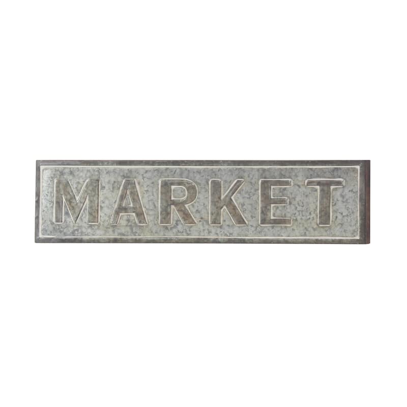 Metal Sign Wall Decor - - Roche River Decor
