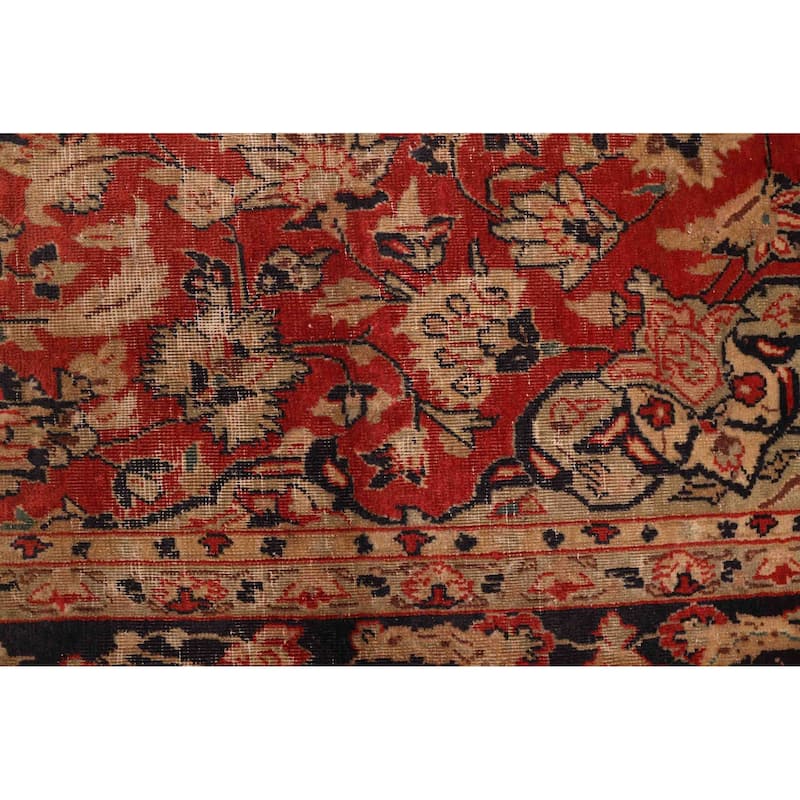 ECARPETGALLERY Hand-knotted Antalya Vintage Red Wool Rug - 6'9 x 11'6