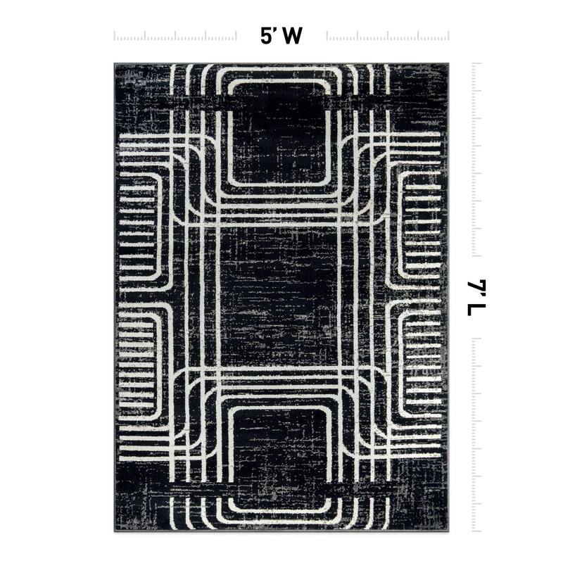Geometric Bohemian Area Rug